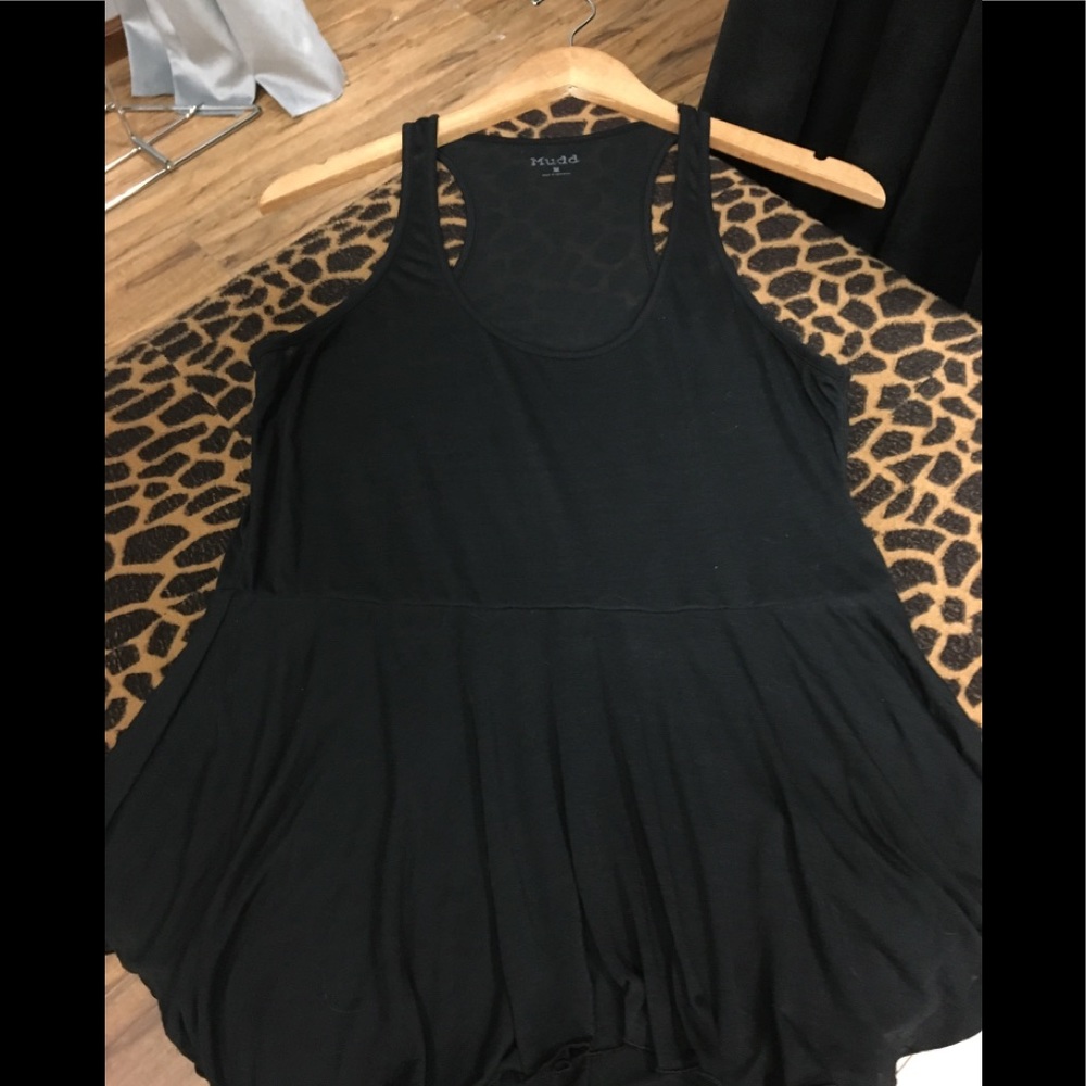 •🌺Mudd Racerback Black Tee 🌺 2 For 5.00 With a 🌺